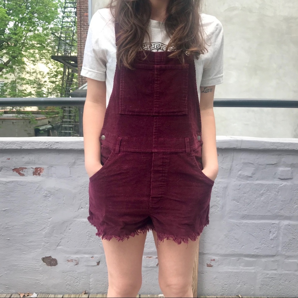 Brandy Melville corduroy overalls